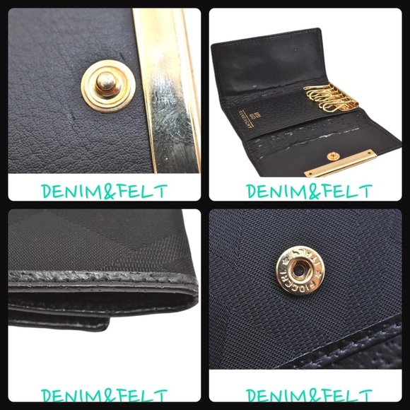 GIVENCHY Black Canvas Leather 6 Hooks Key Case/Holder | PRELOVED🖤🖤 - Picture 15 of 16